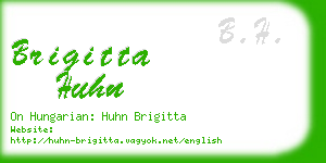 brigitta huhn business card